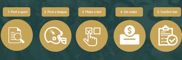 How to bet on caesars infographic