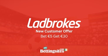 Ladbrokes sign up offer ireland bet 5 get 30 in free bets