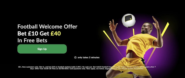 Parimatch bet 10 get 40 free bets welcome offer