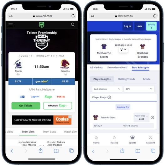 Step 2 same game multi tips NRL
