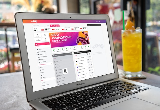 Using boombet betting agency on desktop computer