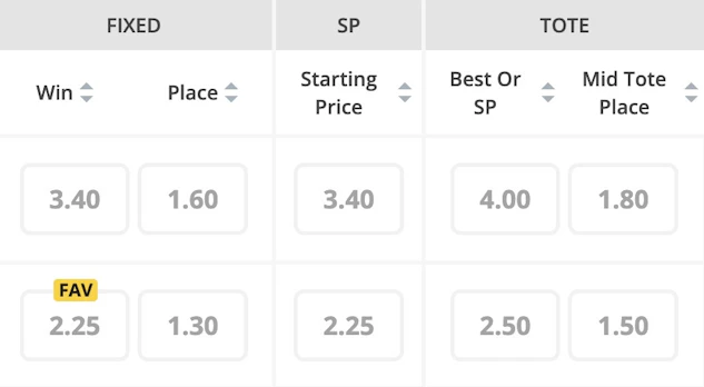 Different melbourne Cup Odds Types on Neds