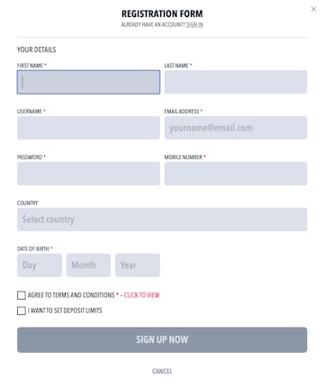 Draftstars Australia Sign Up