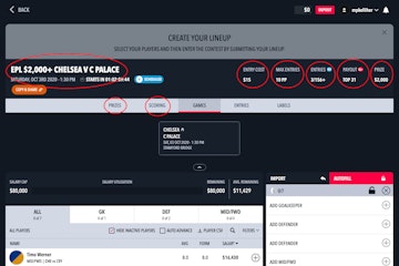 Draftstars EPL Fantasy Australia