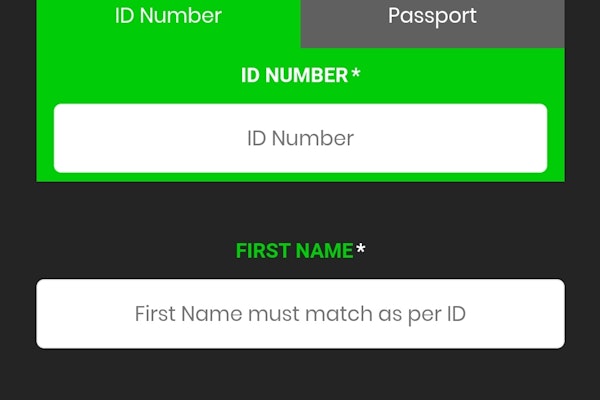 Fill in your details and click confirm
