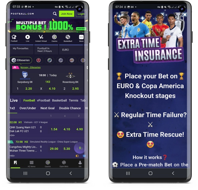 Footballcom new betting site in ghana