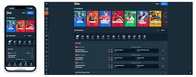 Stake Mobile and Desktop