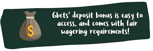 Gbets sign up bonus easy access