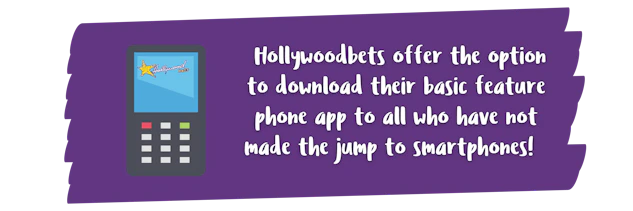 Hollywoodbets App for basic phones