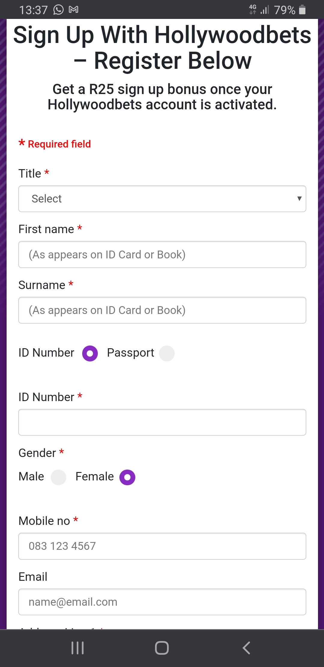 hollywoodbets mob com