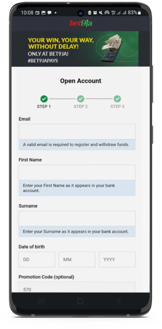 Join bet9ja AFCON jackpot