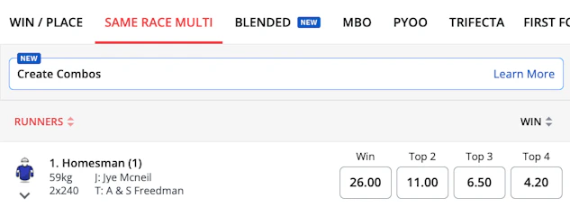 Ladbrokes Same race Multi