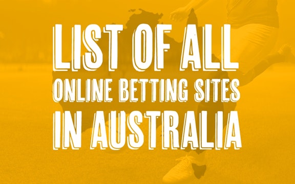 Lokomotiv Anvendelig Stue List of All Online Betting Sites Australia » 75+ Bookies (Jan 2022)