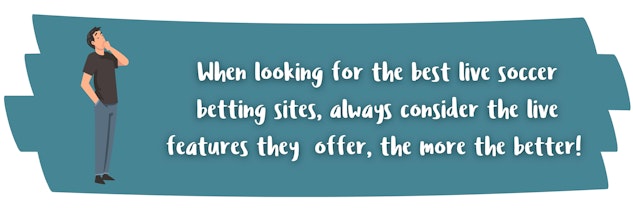 Live Soccer Betting sites consider