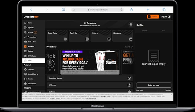 Livescorebet official website