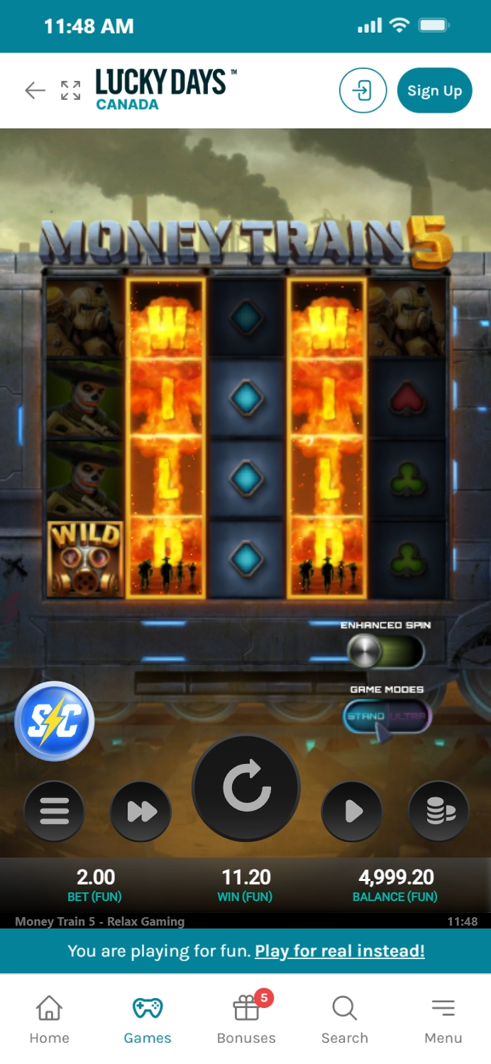 Luckydays slot demo
