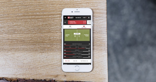 Mansion Bet In Play Tennis i Phone