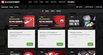 Mansion Bet Promotions