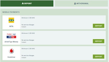 Melbet Ghana Deposits
