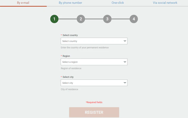 Melbet Register