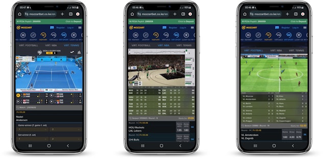 Mozzart Kenya Virtuals