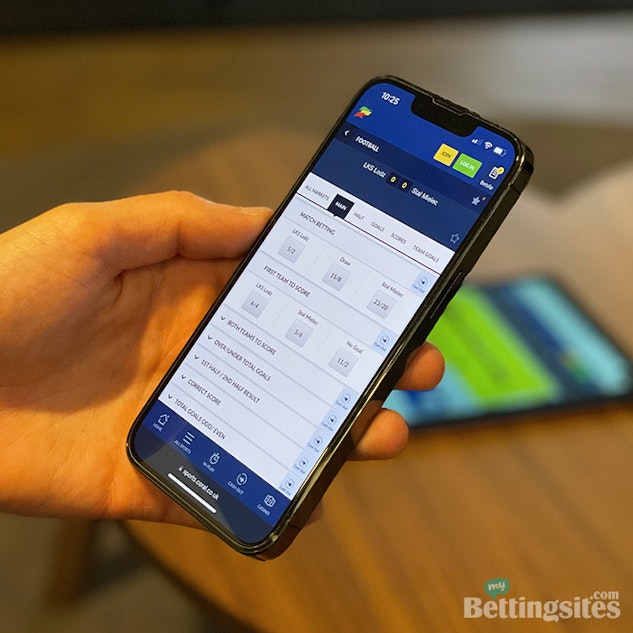 My Betting Sites reviewer showing Coral Bet Builder