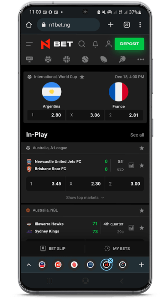 N1 Bet Mobile