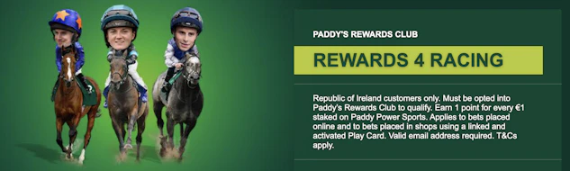 Paddy Power Rewards 4 Racing Promo