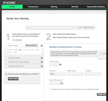 Play Up Australia Verification