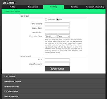 Play Up Payment Methods