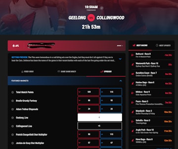 Points Bet Spread Betting AFL