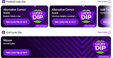 Puntit lucky dip screenshot