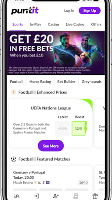 Puntit mobile app screenshot 1