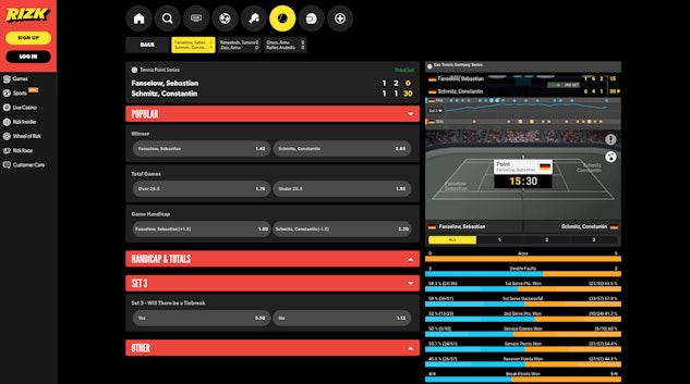 Rizk NZ Live Betting