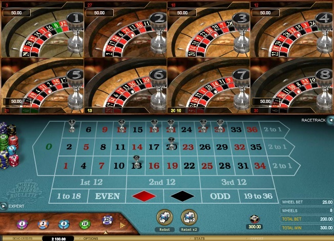 Royal Panda Multiwheel Roulette Game