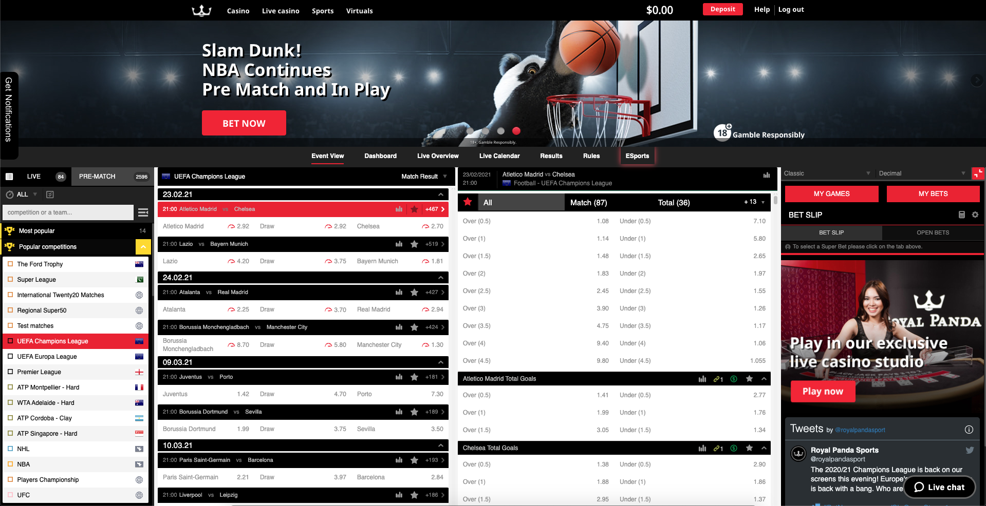 Royal Panda NZ Sports