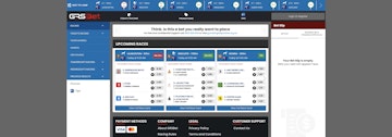 GRSBet homepage screenshot