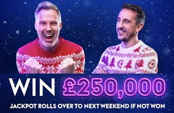 Super 6 Christmas Rollover graphic