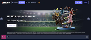 Screenshot of Betsuna's homepage