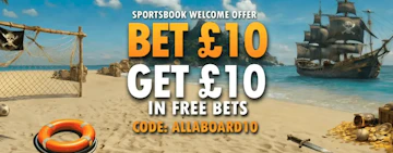 Screenshot of BetAhoy's sign up offer