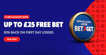 Screenshot of betTOM's sign up offer