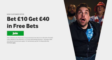 Screenshot of Betway's sign up offer