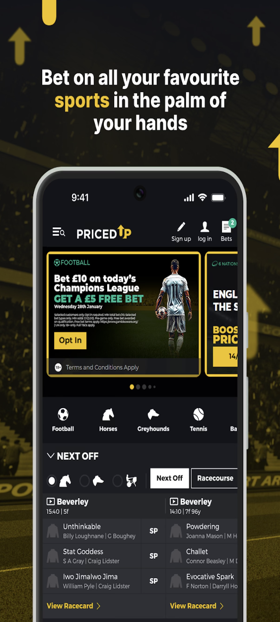 The PricedUp app is available on iOS and Android