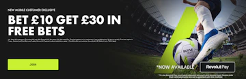 Screenshot of BOYLE Sports' sign up offer