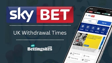 Sky Bet withdrawal time graphic