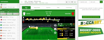 Socca Bet Live Betting