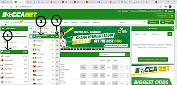 Soccabet Bets
