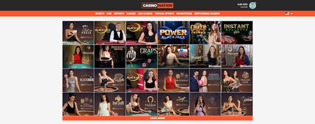 Sport Nation Live Casino NZ
