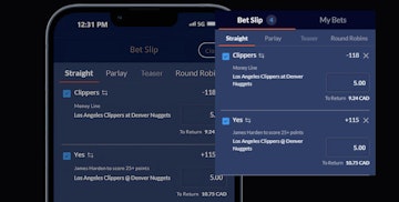 Sports Interaction bet placement