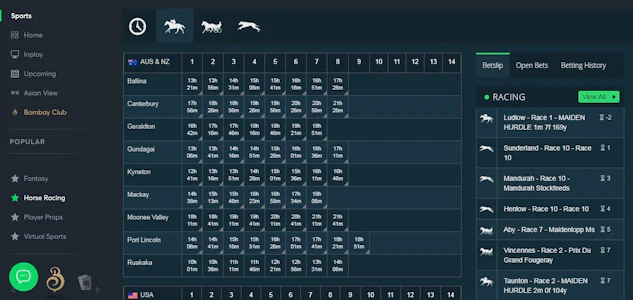 Sportsbet io Horse Racing